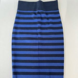 Juicy Couture striped stretchy skirt size Xs